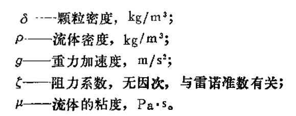 洗矿理论之力沉降的签本即理及沉降速度计算